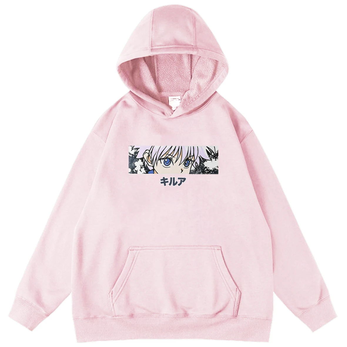 

Hunter X Hunter Hoodie Cool Killua Print Mens Street Loose Hooded Oversized Sweatshirt Male Boy Harajuku Anime Pullover Hoody