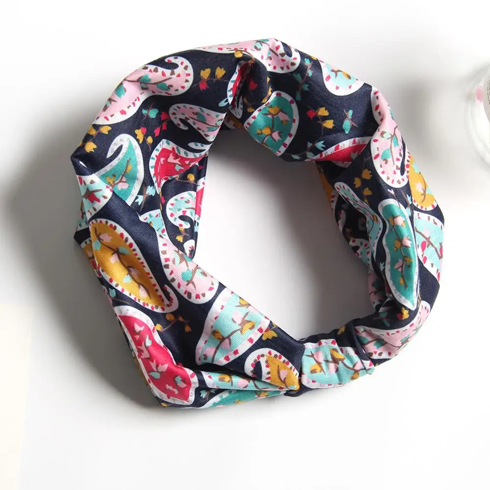 

Furling Girl 1PC Fashion Women Yoga Headband Paisley Printed Casual Lady Hair Band Headwear for Sports Washing Face Hair Tie