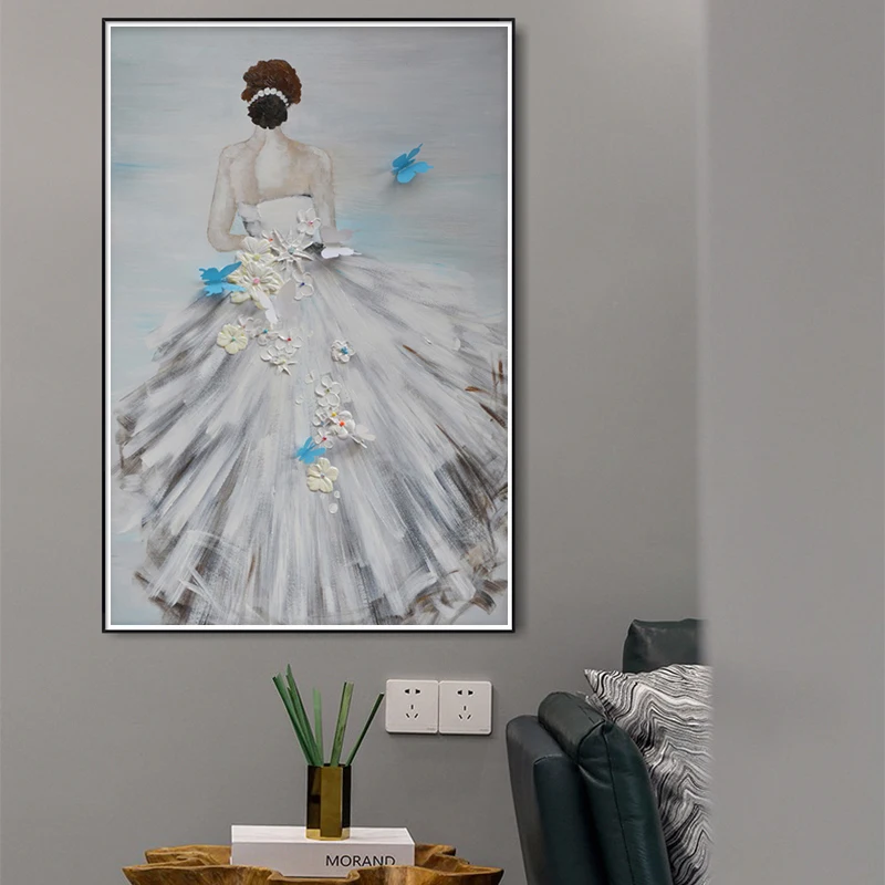 Плакаты для свадебного платья девочек RELIABLI настенные картины в скандинавском