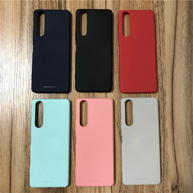 Силиконовый мягкий чехол Goospery для SONY XPERIA L4 5 5II 5III 1 1II 1III 10II 10III 10 PLUS XZ3 XZ2 PREMIUM XA2 XA3 Ultra