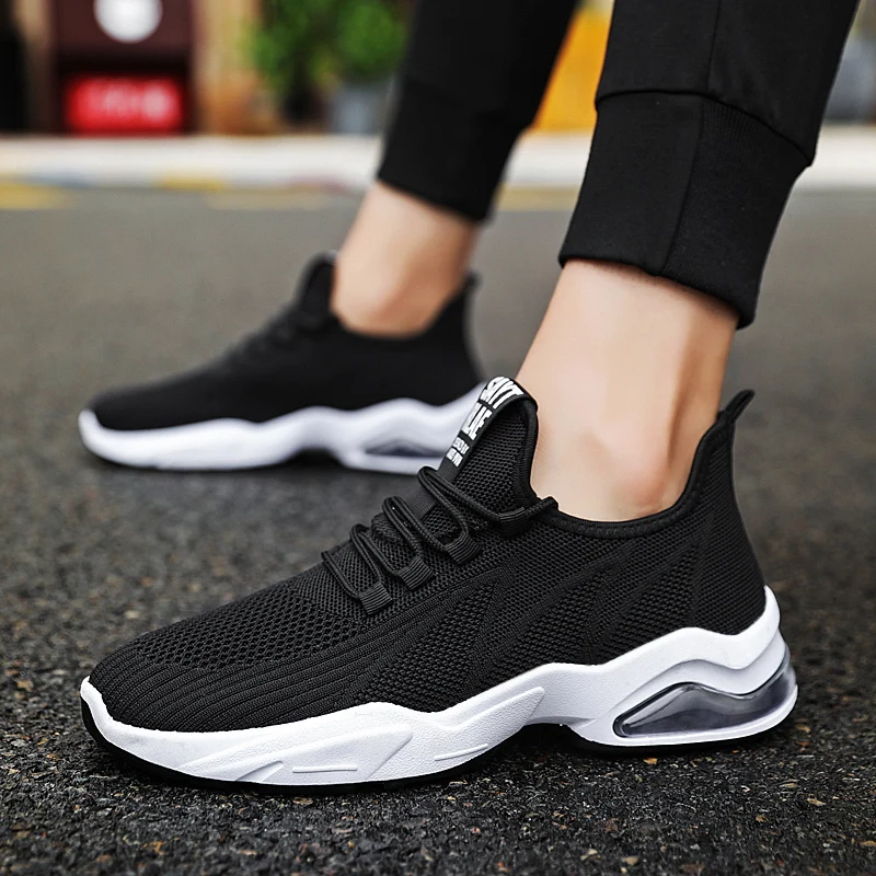 Кроссовки мужские дышащие с мягкой подошвой Спортивная удобная обувь на