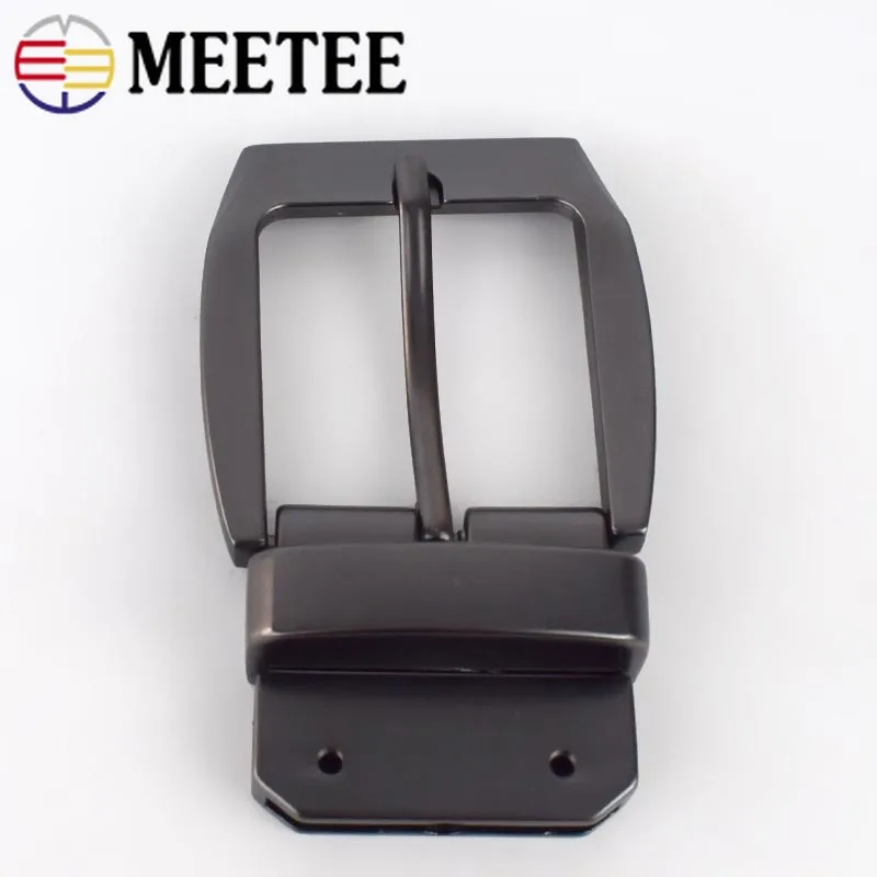 Meetee 1 шт. ID37mm матовый черный сплав пряжка для ремня металлическая поясная головка унисекс вращающаяся Пряжка Голова Кожа ремесло ювелирное оборудование