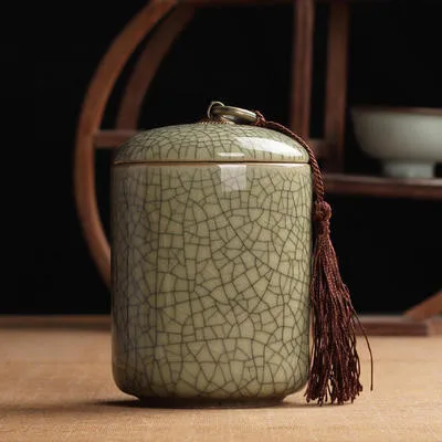 Jia-gui luo китайская керамическая чайная коробка ruyao kiln очень настойна. Каждый горшок имеет свою уникальную текстуру. В удивить - Цвет: 9