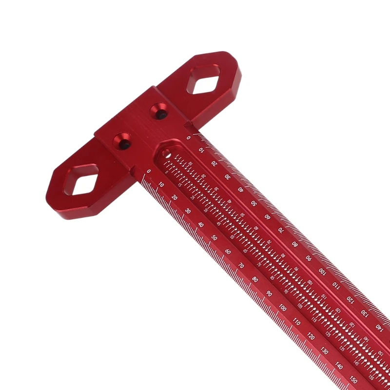 

Woodworking Scriber T Type Woodworking Hole Positioning Crossed Gauge