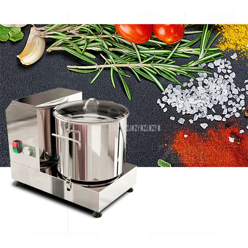 Коммерческая электрическая мясорубка из нержавеющей стали 9L овощной имбирь