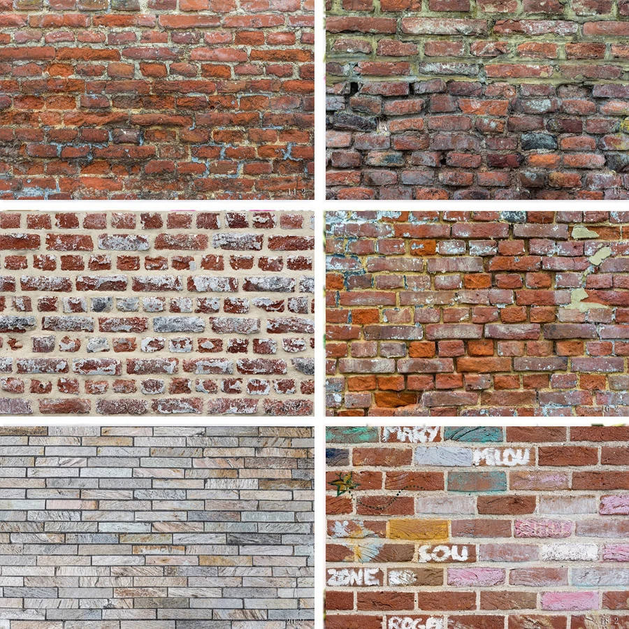 Nitree фон для фотосъемки с изображением ткань ретро граффити на кирпичной стене