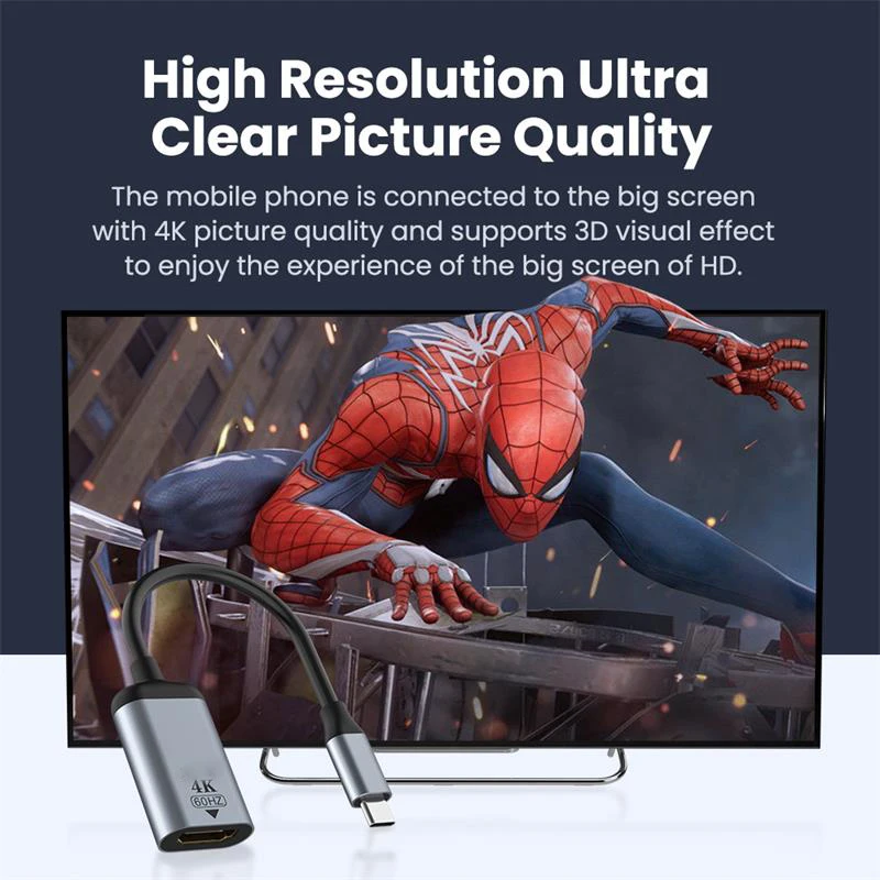 Кабель адаптер USB Type C в Mini DP VGA Gigabit RJ45 4K 60 Гц 3 1 HDMI совместимый преобразователь
