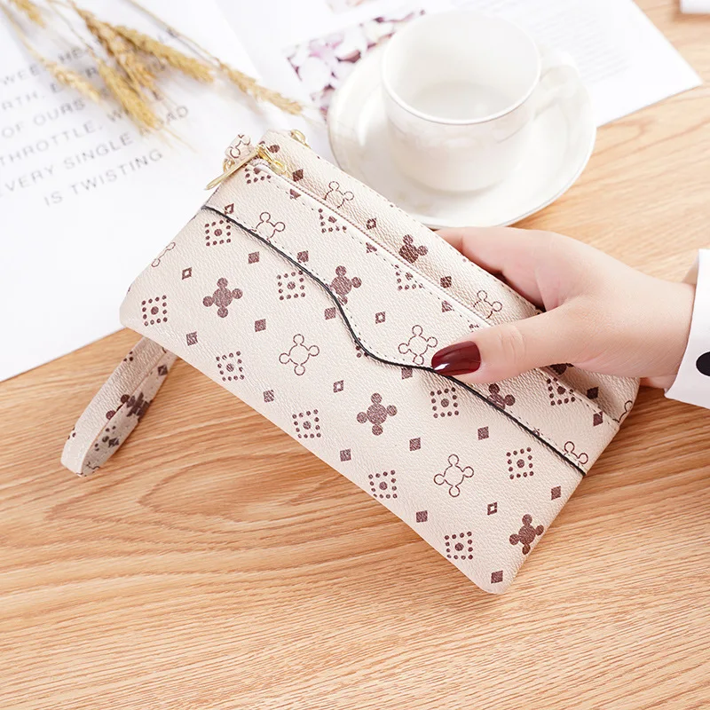 

2022 New Fashion Printed Female Bag Clutch Foreskin Mobile Phone Bag Lady Coin Purse Clutch Bag Designer Wallet