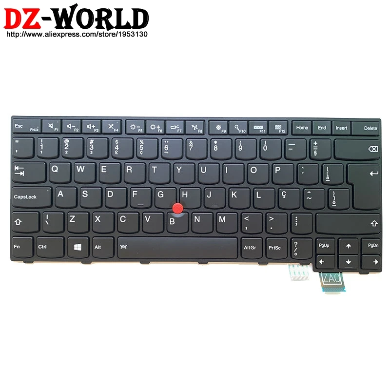 Новая/оригинальная бразильская клавиатура с подсветкой для ноутбука Lenovo Thinkpad T460S