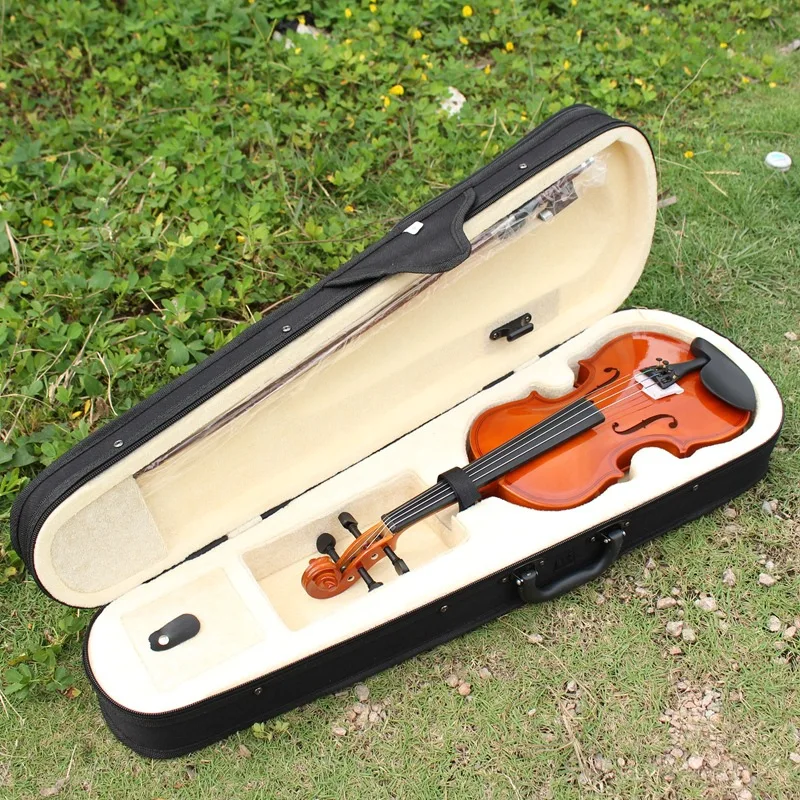 Violin Case1/10 1/8 1/4 1/2 3/4 4/4 A Make Violino бархатный черный Жесткий футляр рюкзак защита Gig Basic