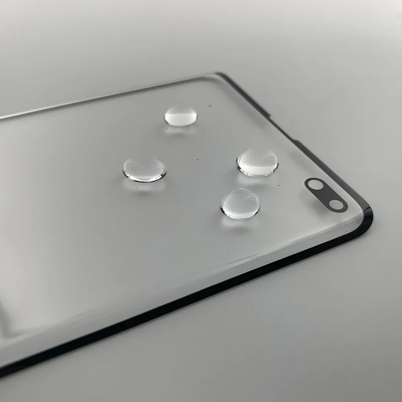 

10PCS Touch Panel LCD Display For Samsung Galaxy S8 9 10 S20U Plus Outer Glass Len Screen over Repair Replace Parts Front Cover