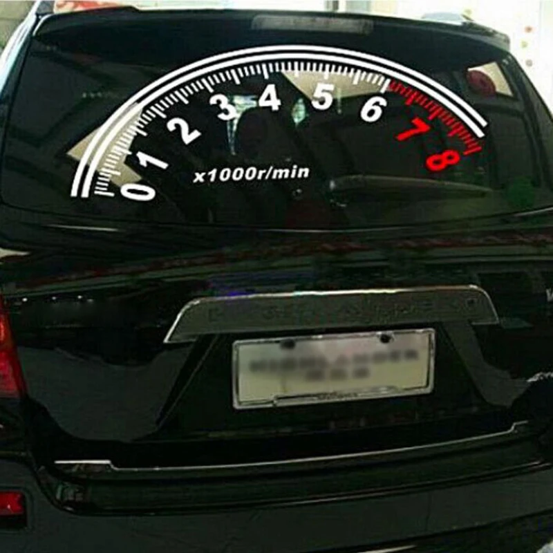 KOSOO авто украшение заднего окна Спидометр Спорт крутой автомобиль Наклейка