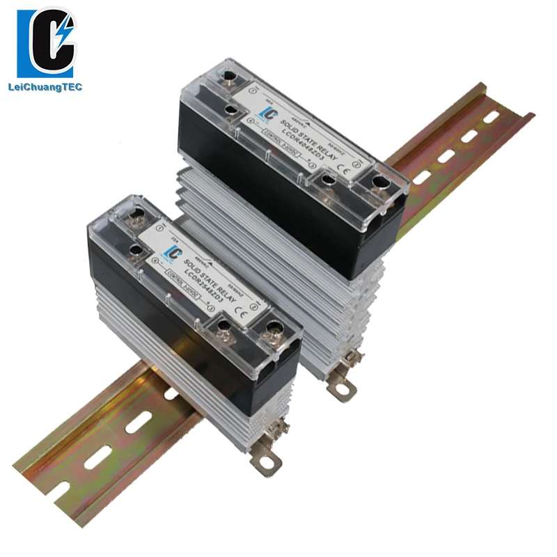AC to And DC 10A-40A Solid State Relay With Heat Sink Industrial Slim SSR DIN Rail Mount | Обустройство дома