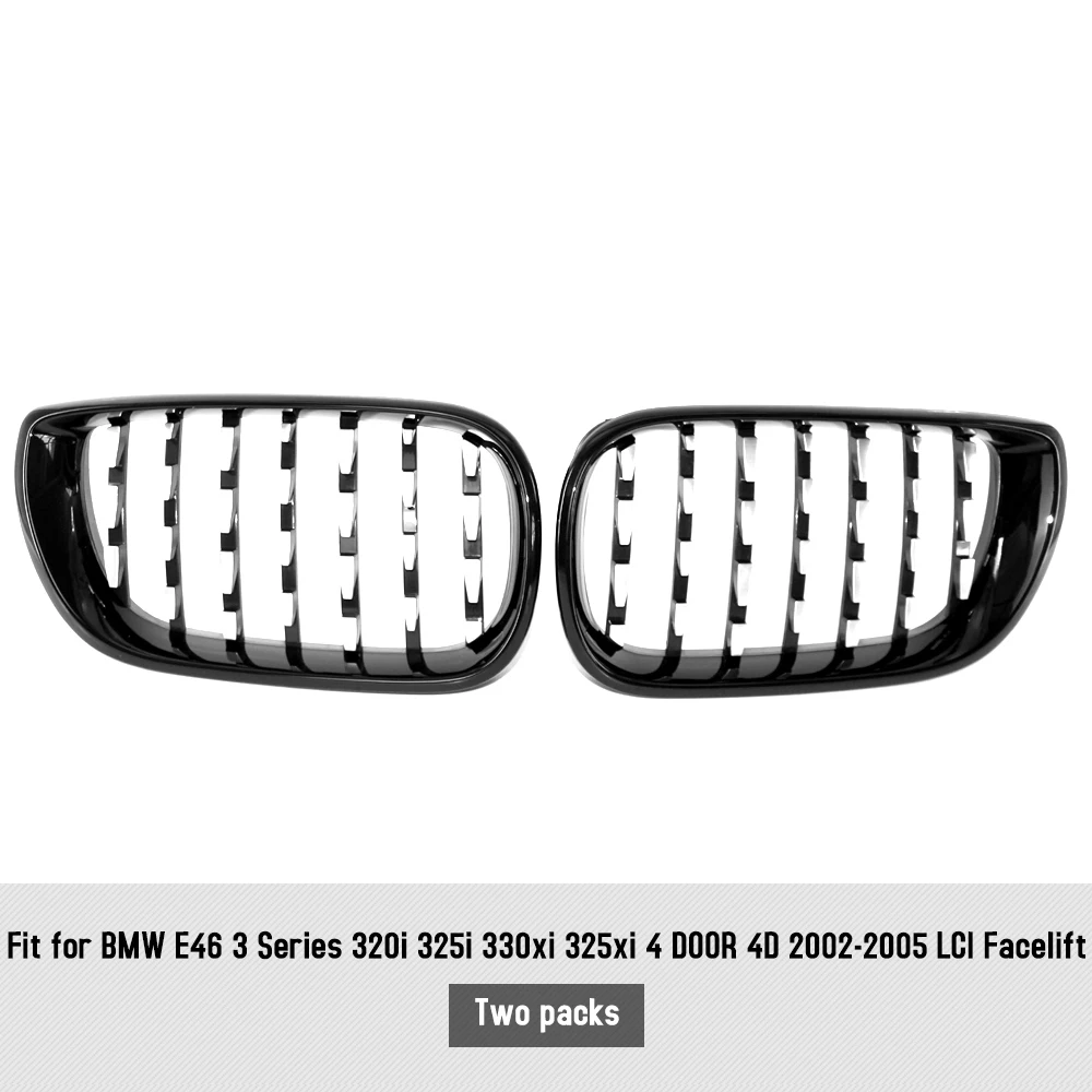 Передняя решетка для радиатора BMW E46 3 серии 320i 325i 330xi 325xi 2002 2005|Гоночные решетки| |