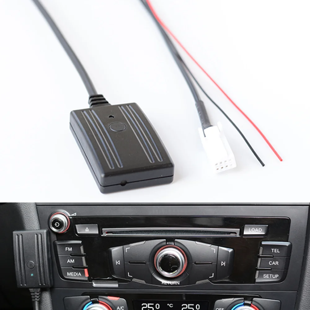 Автомобильный Bluetooth-микрофон комплект громкой связи музыкальный аудиоадаптер