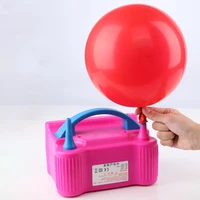 queiting portable 600w electric balloon air pumps inflator blower two nozzle party for party wedding birthday decor el