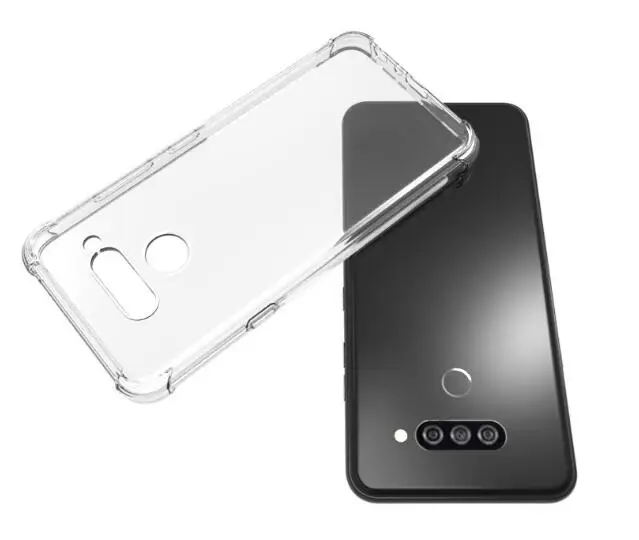 Прозрачный чехол для LG K50 K40 Q60 K12 Prime мягкий ТПУ гелевый защитный силиконовый