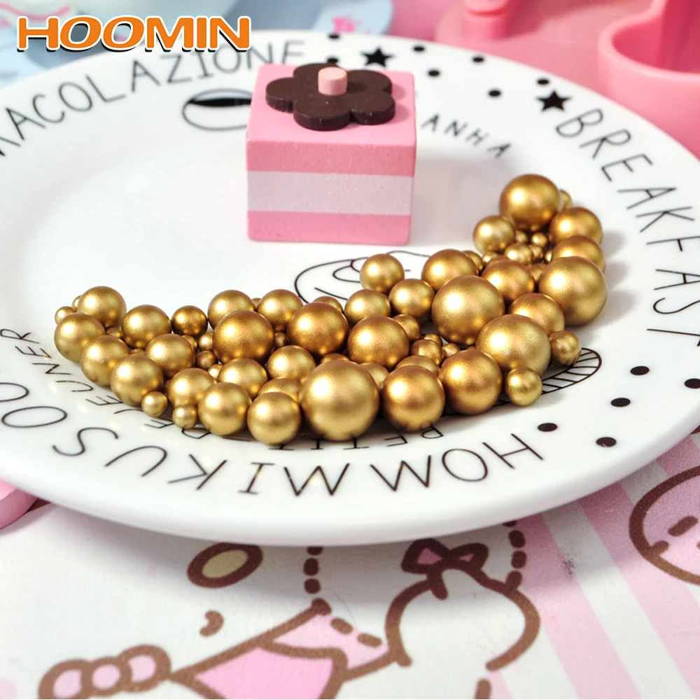 HOOMIN украшение для торта мороженого готовки десерт матовый золотой непористый