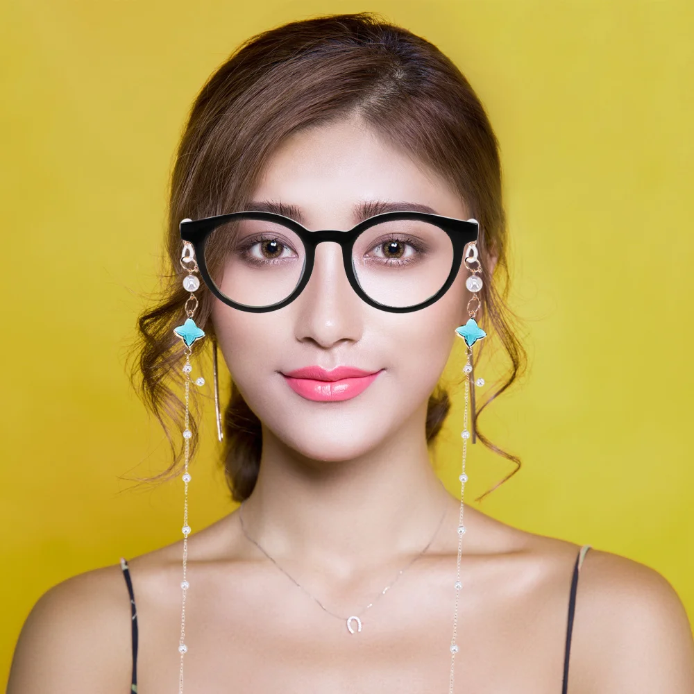 

2Pcs Face Mask Chains Fashion Mask Holder Eyeglass Straps Hanging Straps