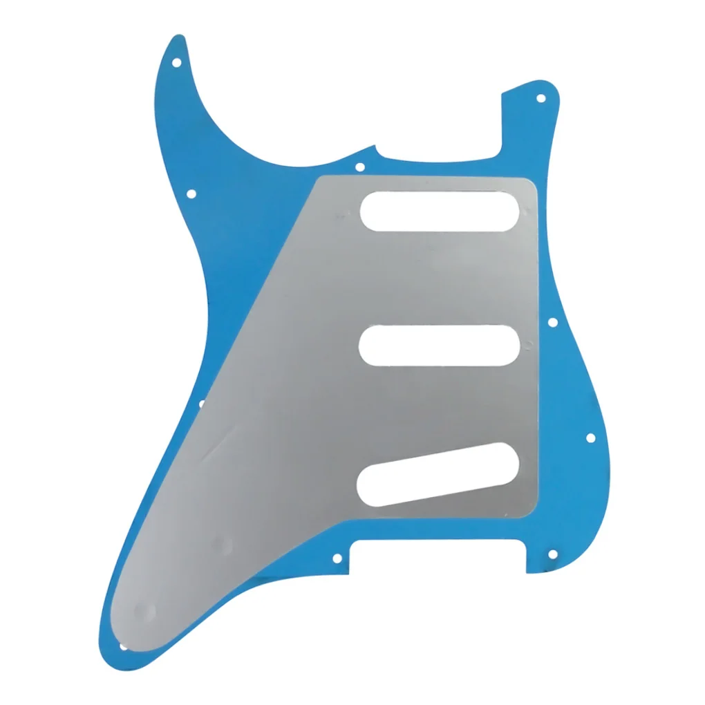 FLEOR 1Ply Mirror гитара SSS царапинная пластина ST Pickguard с крепежными винтами для