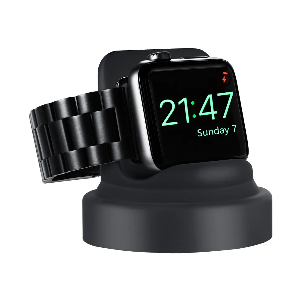 AIYIMA iWatch зарядная подставка держатель док-станция для Apple Watch Series 1/2/3/4 зарядное устройство Кабельный Держатель для iWatch 1 2 3 4 доки