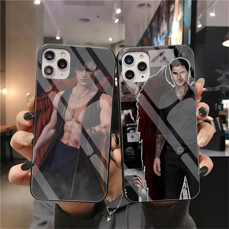 

Romance Club Lucifer Phone Case Tempered Glass For iPhone 12 pro max mini 11 Pro XR XS MAX 8 X 7 6S 6 Plus SE 2020 case