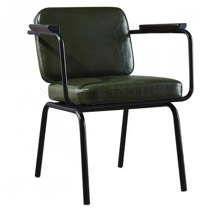 Обеденный стул в американском индустриальном стиле Ретро Железный офис для