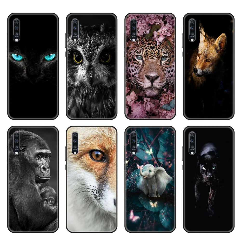 Чехол для телефона Samsung Galaxy A50 A71 A70 A51 40 30 20 10 E 4G S черный чехол художественный с
