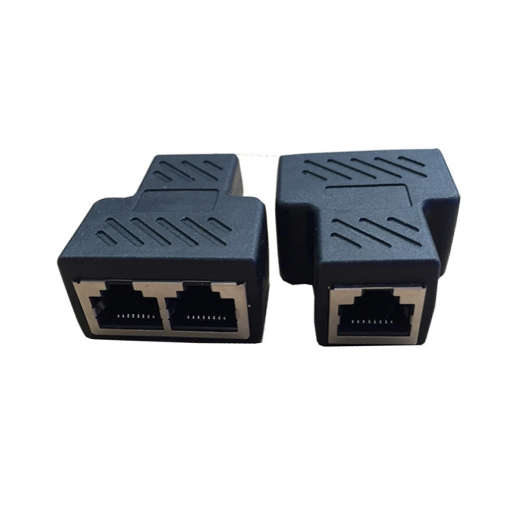 

Разветвитель RJ45, адаптер, Разъем LAN, 1 гнездо на 2 гнезда