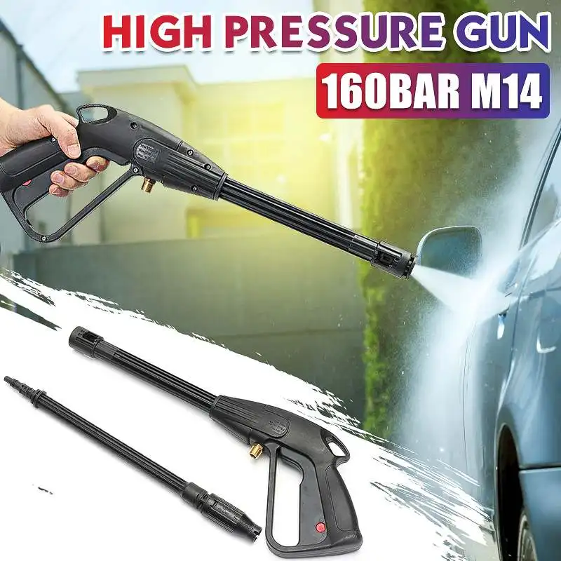

160bar M14 High Pressure Sprayer Car Washer Spray Nozzle Adjustable Water Gun Home Washing Garden Cleaning Accessories