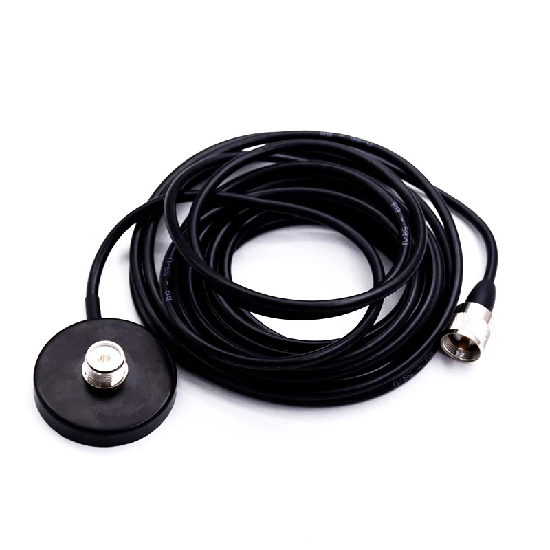 2х магнитное крепление для антенны 5 м питательный кабель автомобильного