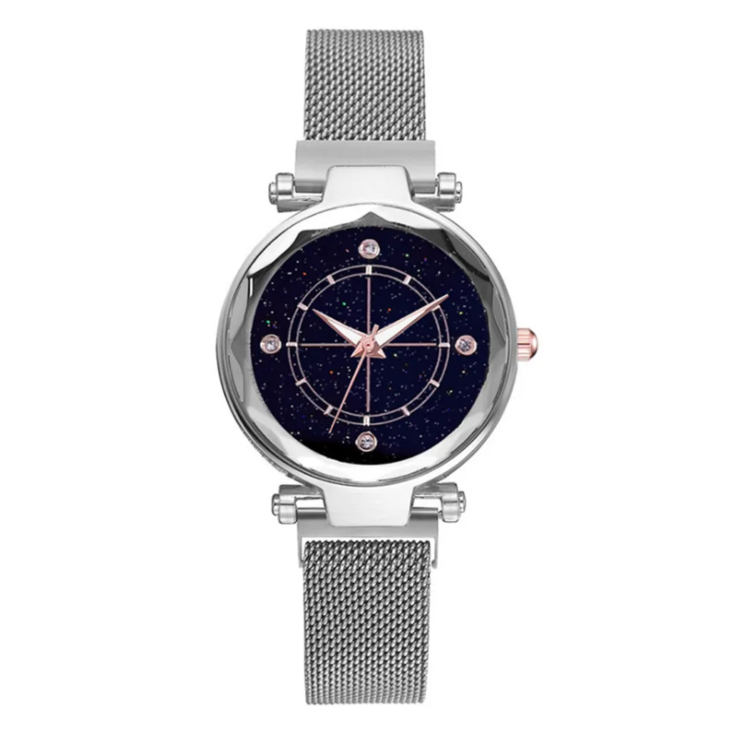 Lecopike звездное небо часы женские со звездным циферблатом магнитные relogio feminino