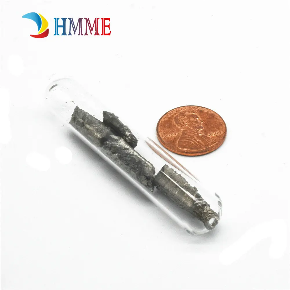 Gadolinium Rare Earth Metal Elemental Argon Gas Glass Sealed Gd 99.9% 10g for Collections | Инструменты