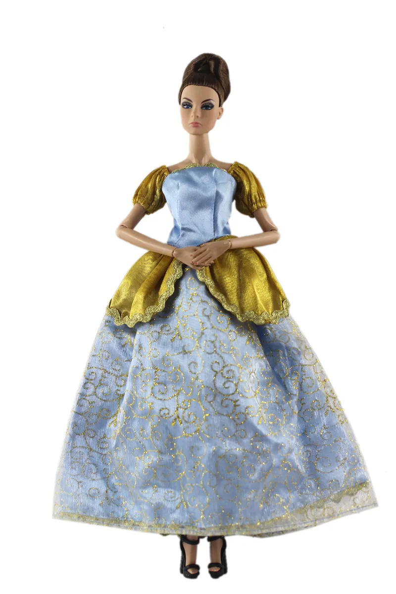 

Retro Mid Century Princess Dress Outfit Suit Sets for Barbie BJD FR SD Doll Clothes Role Play Accessories Toys for Girl