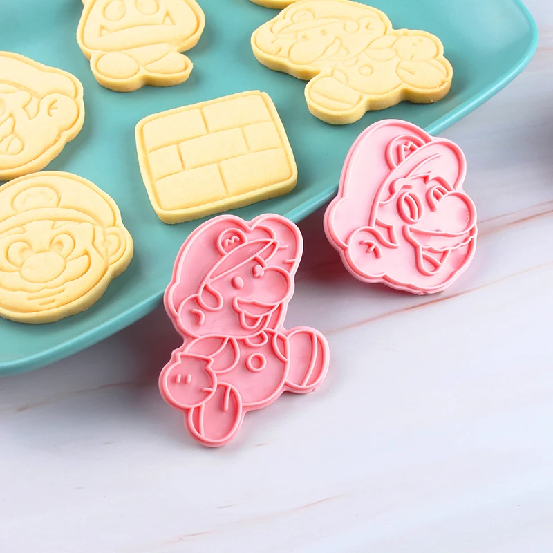 Горячая Распродажа Аниме Драконий жемчуг Супер Марио для нарезки печенья в виде 6