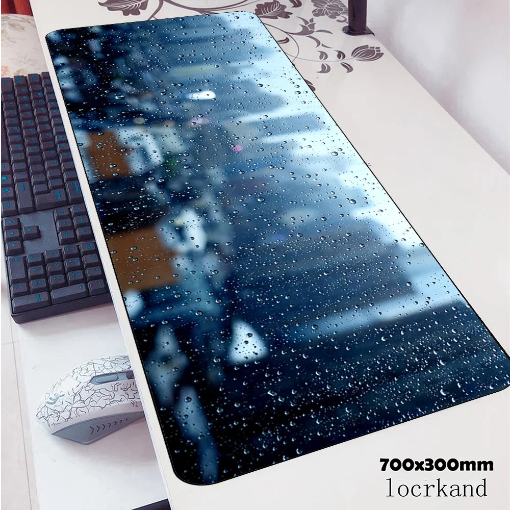 Rainy mouse pads 70x30cm esports pad to notbook computer mousepad locrkand gaming gamer keyboard mat | Компьютеры и офис