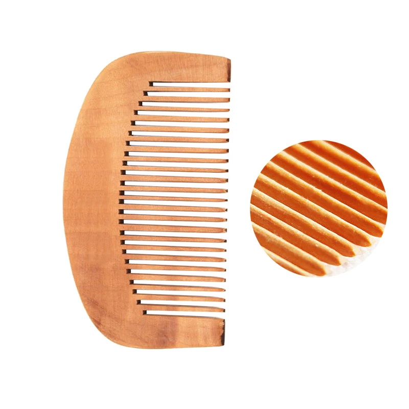 Расческа для волос из сандалового дерева ручной работы 8 7*5 см Антистатическая