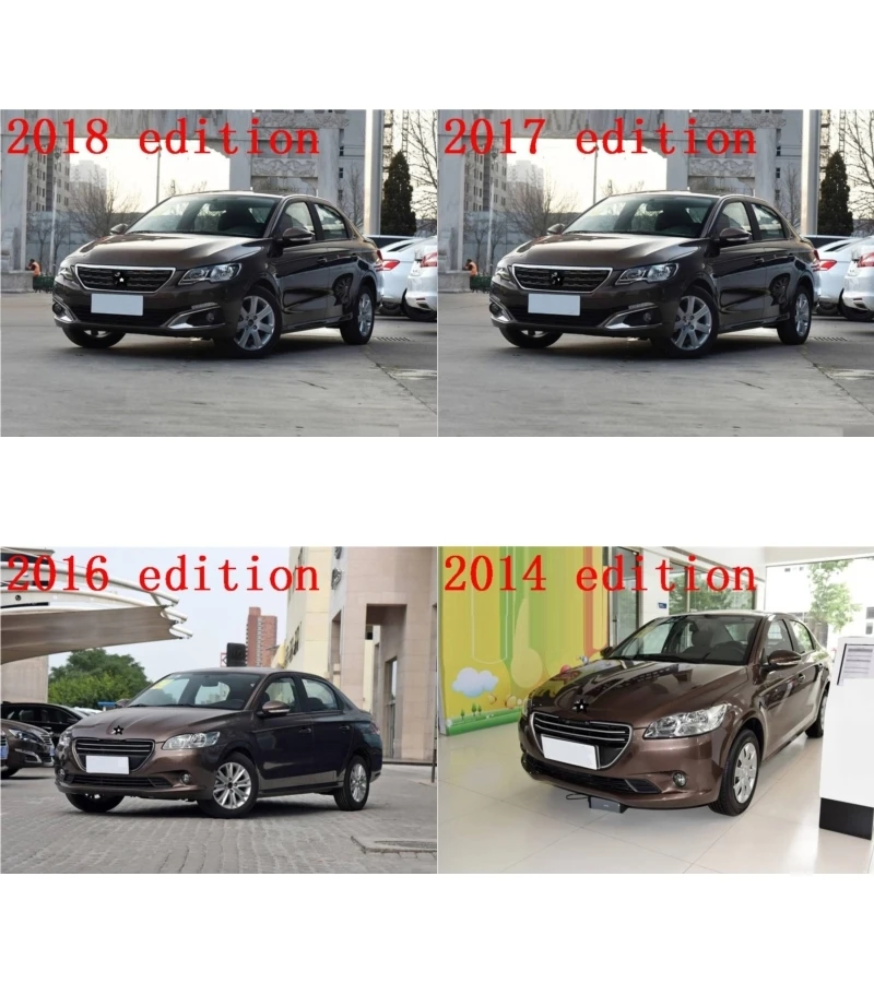 Car Automobile Decorative Wing Mirror Rear Bumper Trunk Exterior Fashion Modification Mouldings Accessory 18 19 FOR Peugeot 301