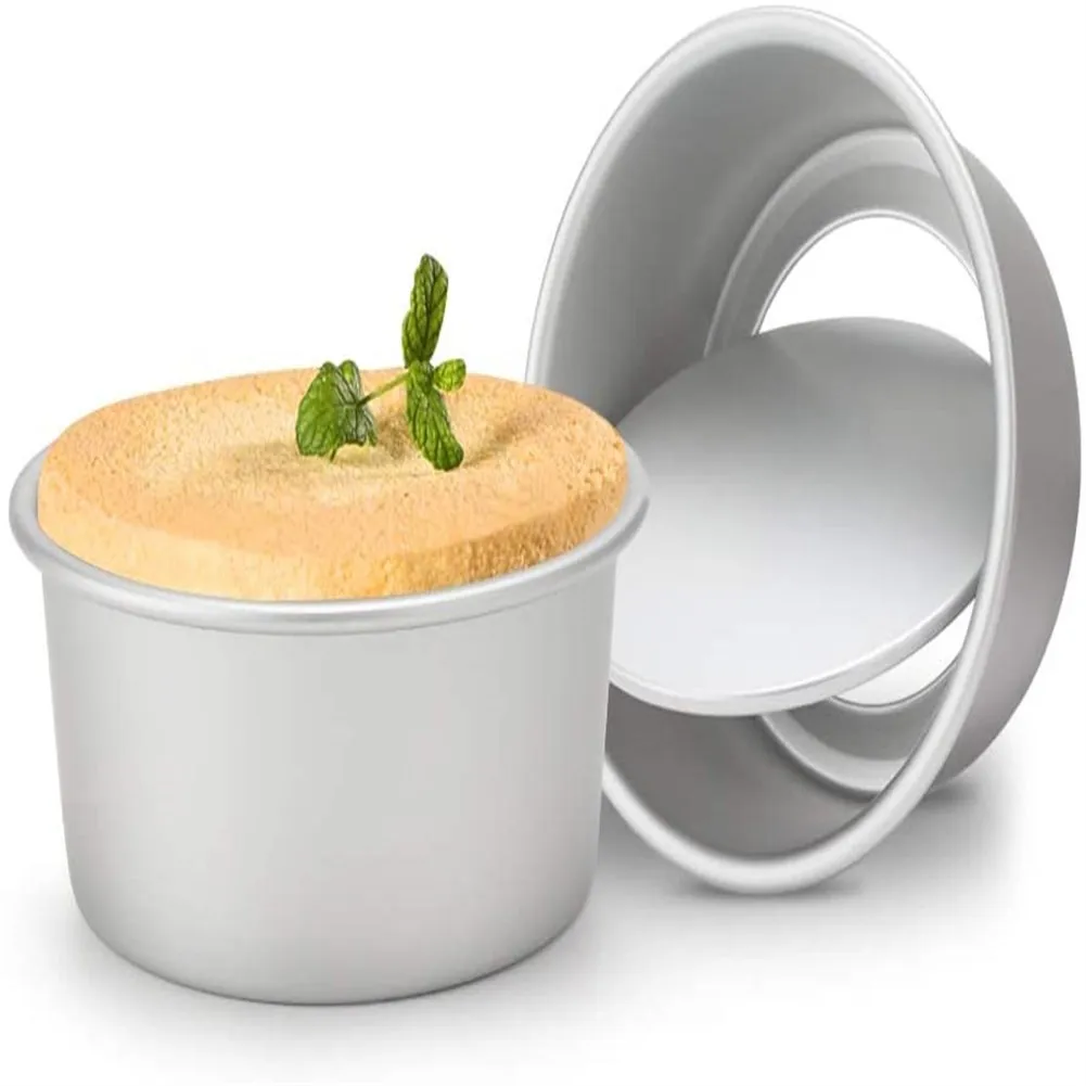 

Cake Mould Aluminum Alloy Round Cake Pan Pudding Cheesecake Mold With Removable Bottom Baking Tools Kitchen Accessories