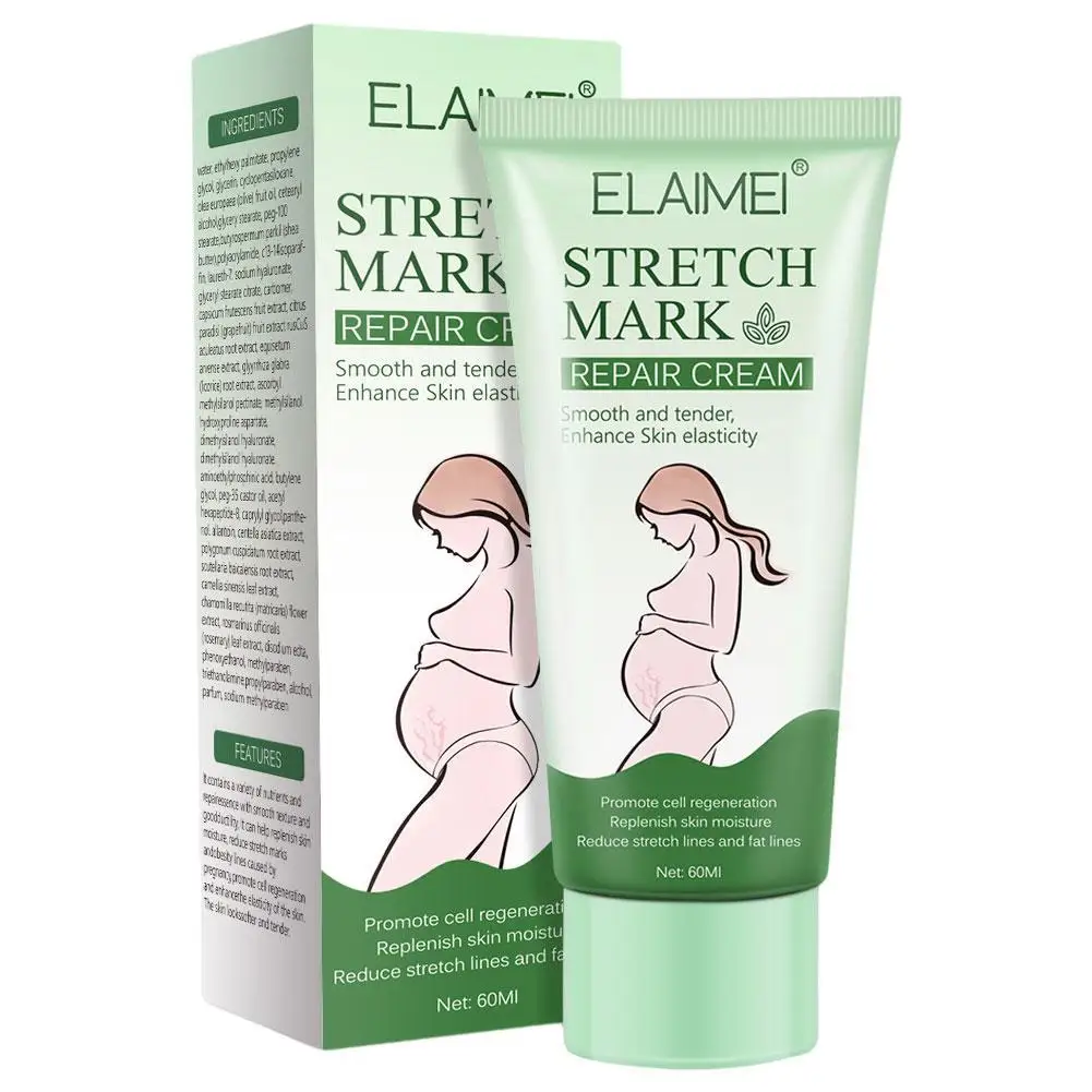 

1PC 60g Remove Pregnancy Acne Scar Stretch Mark Cream Anti-Aging Maternal Body Anti-Wrinkle Firming Treatment Repair L3J6