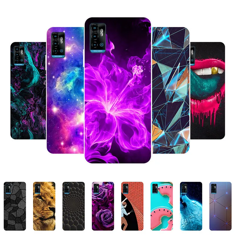 

For ZTE Blade A71 Case Cover Bumper On For ZTE Blade A71 TPU Soft Silicone Case for ZTE Blade A31 A51 A 71 Cute Back Cover