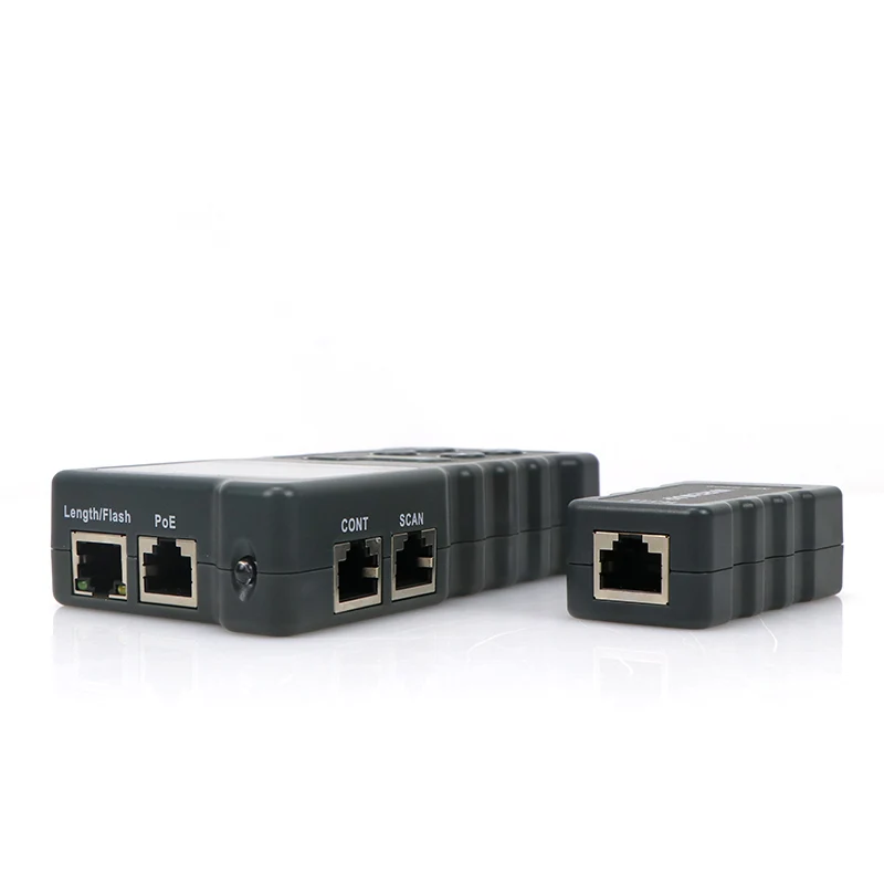 NF-8209 NOYAFA с ЖК-дисплеем измеритель длины Lan POE провода проверка Cat5 Cat6 тестовый