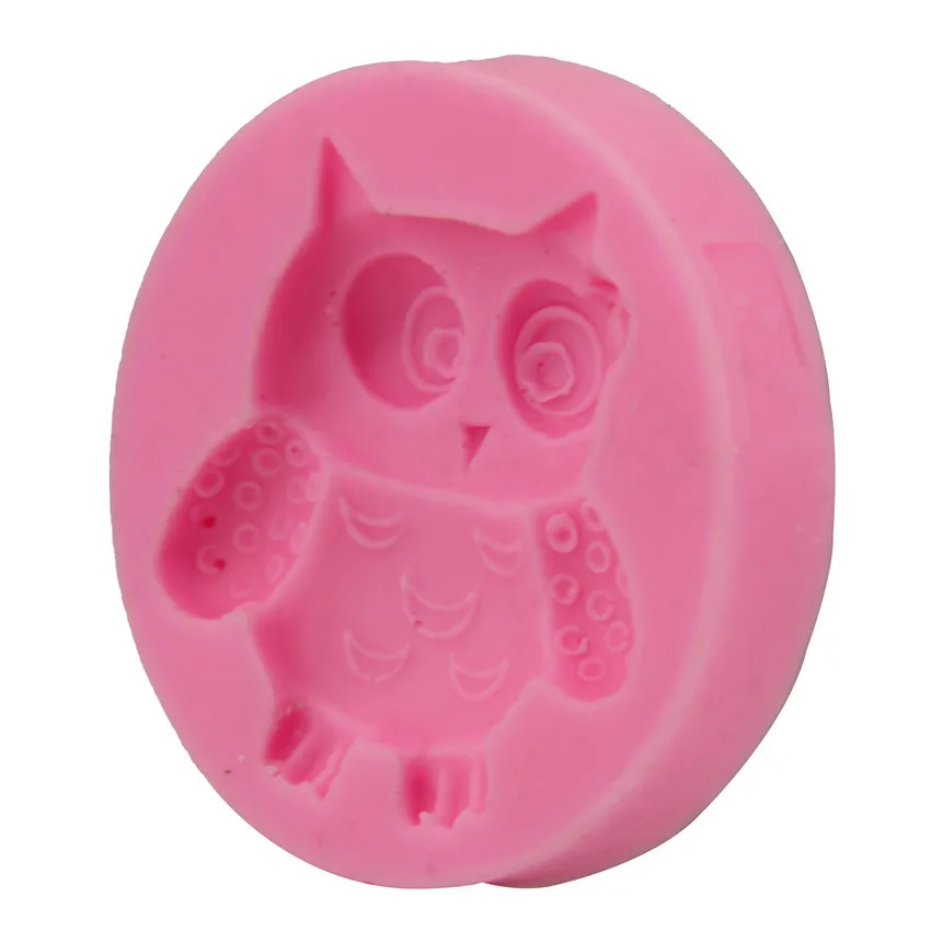 Форма для торта в виде совы помадки жидкости шоколада кухонные инструменты
