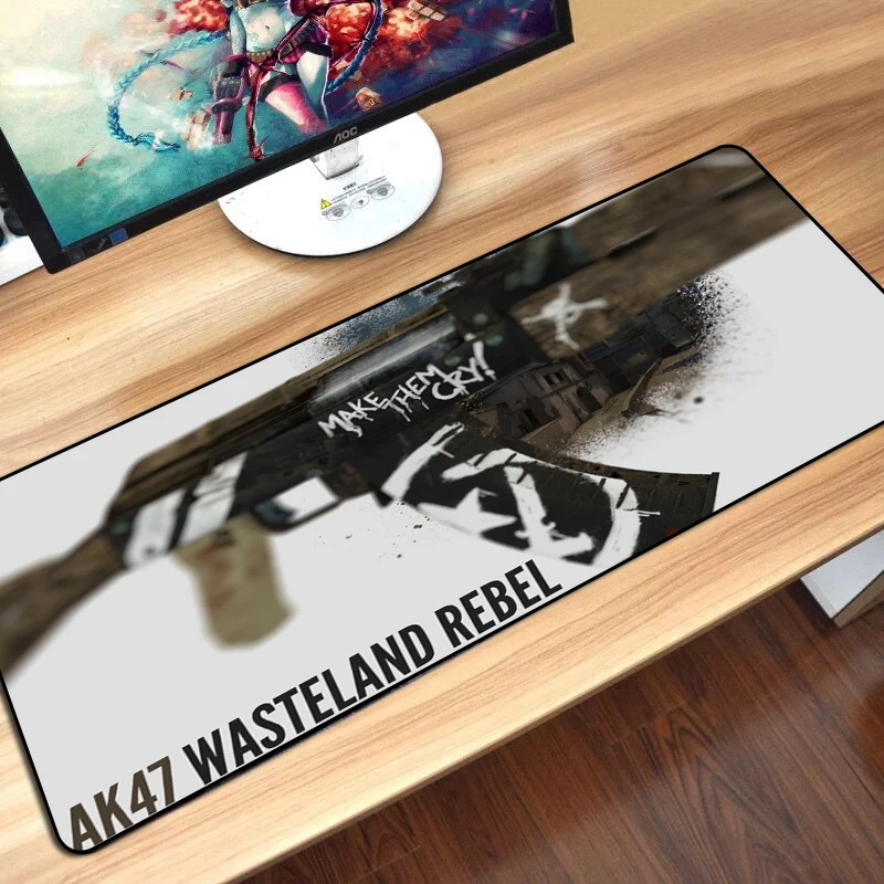 

CS GO Gaming Keyboard Mouse Pad Mat Large Size Asiimov AK47 M4A1 AWP CSGO Gamer Mousepad for PC Computer Notebook Mouse Gaming