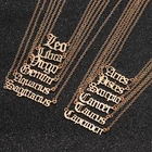 Ожерелье DoreenBeads с созвездиями для женщин, аксессуары, золотой знак Водолея зодиака, Длина 39,5 см, 1 шт.