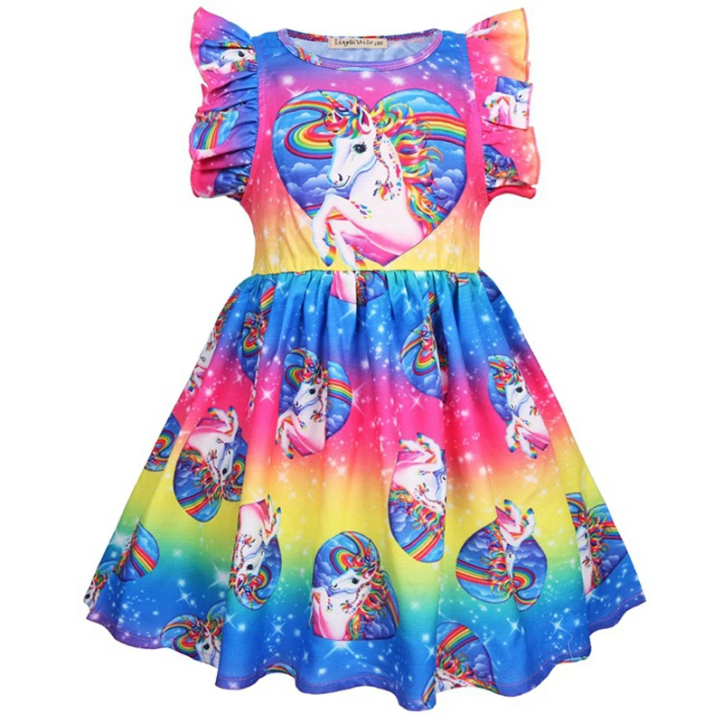 Kids Princess Dress Casual For Dinosaur Children Summer Dresses Girls Toddler | Детская одежда и обувь