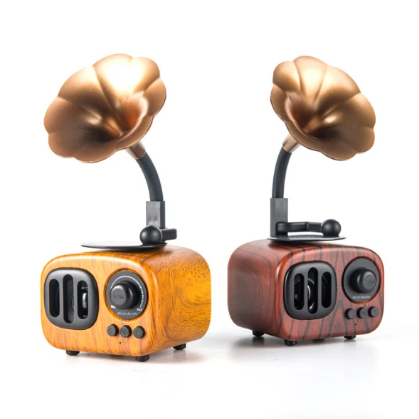 Классический граммофон в стиле ретро беспроводной Bluetooth динамик стереоколонка с