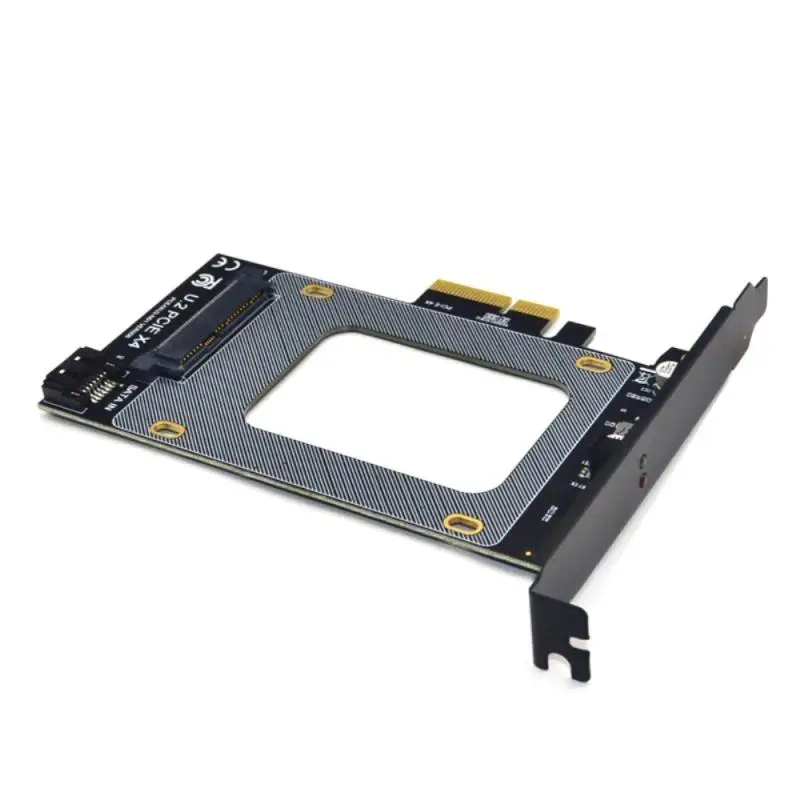 

For 2.5 Inch SATA HDD U.2 to PCI-E X4 Riser Card 3.0 SFF-8639 to SSD Extension Adapter U.2 SSD SATA PCI Express Card