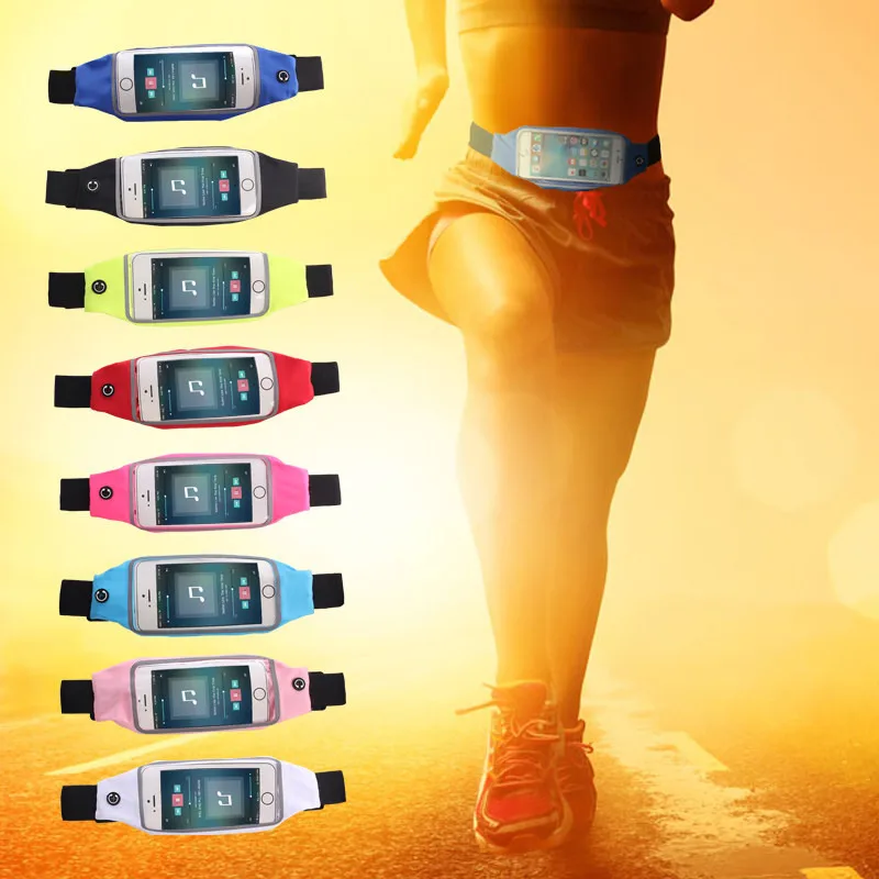 Спорт на открытом воздухе Сенсорный экран нарукавники для iPhone 7 8 Plus 11 Pro Sweatproof