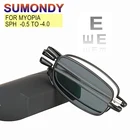 SUMONDY складной Рецептурные очки для близоруких-0,5-0,75-4,0 фотохромные Для мужчин Складные близорукие очки фото серый UF32